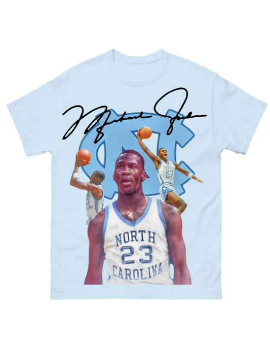 Micheal Jordan Carolina Blue Tshirt