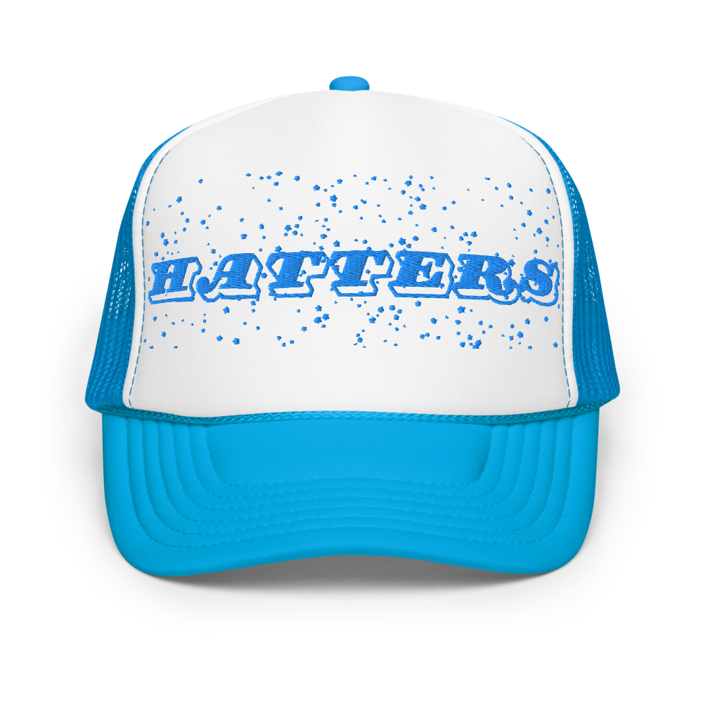 Hatters Hat blue and white